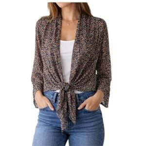 Fire Los Angeles Sheer Floral Top Whimsygoth Witchy Romantic Mystical Size XS